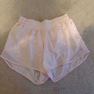 Strawberry Milkshake Lululemon Hotty Hot Shorts Size 4